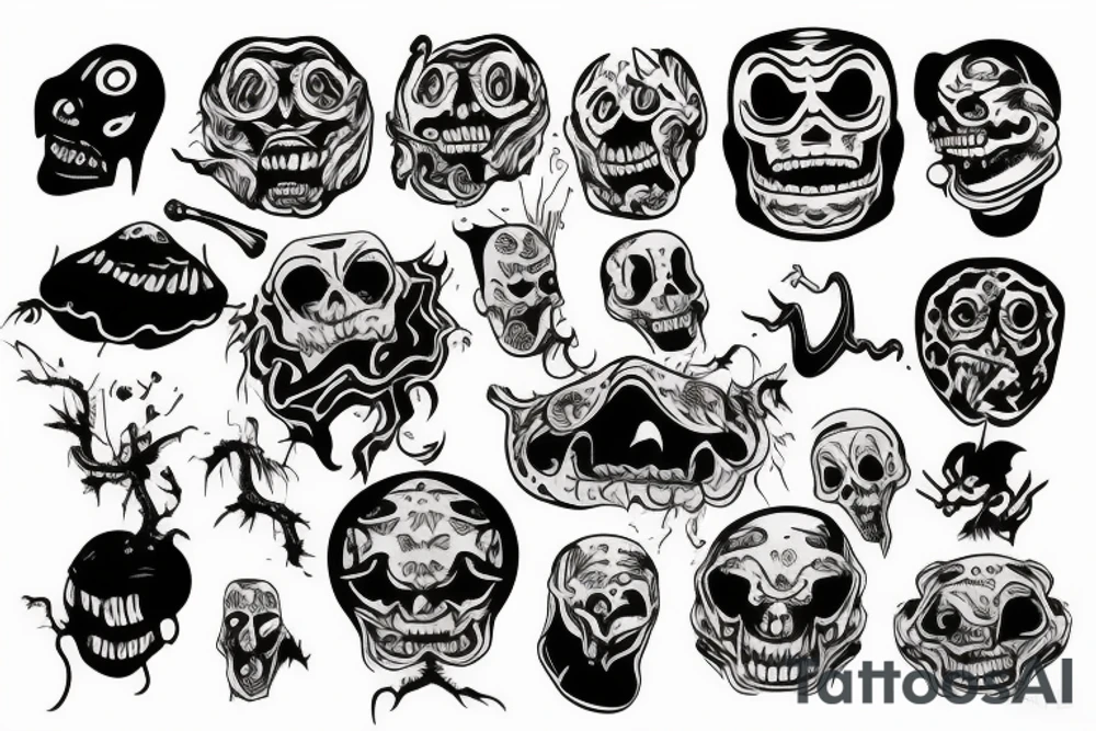 Hentaï scary tattoo idea