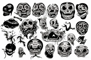 Hentaï scary tattoo idea