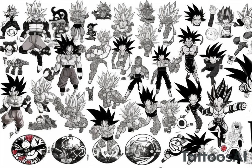 Dragon Ball z tattoo idea