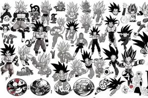 Dragon Ball z tattoo idea