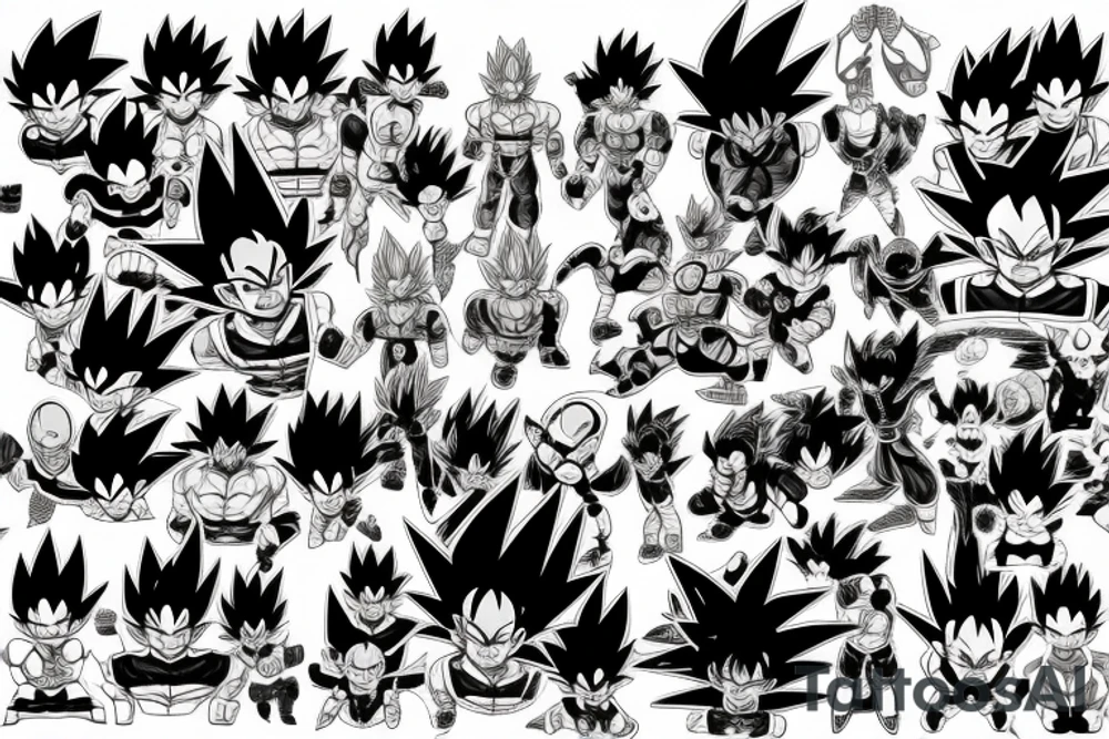 Dragon Ball z tattoo idea