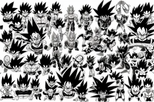 Dragon Ball z tattoo idea