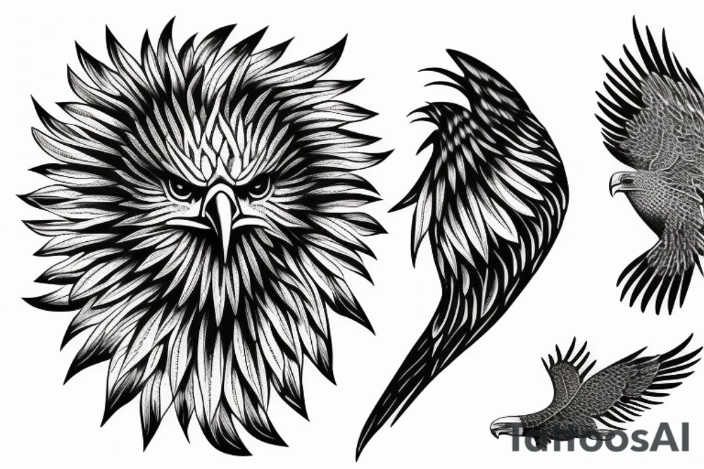 Eagle b tattoo idea