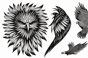 Eagle b tattoo idea