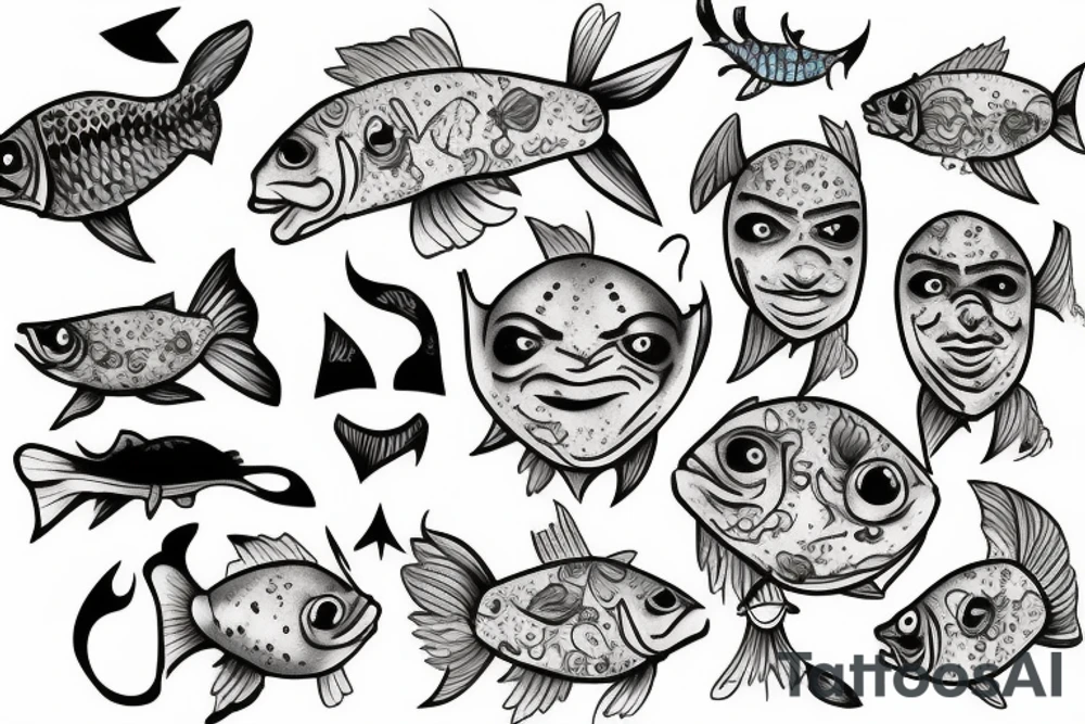 Fishman tattoo idea