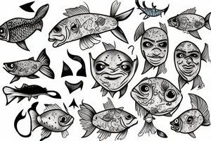 Fishman tattoo idea