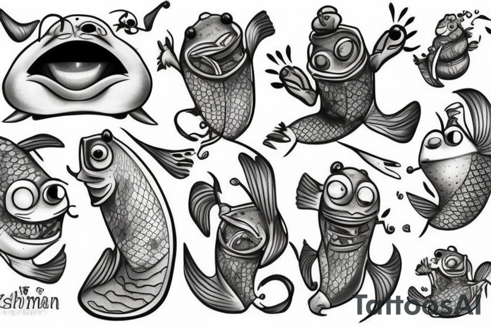 Fishman tattoo idea