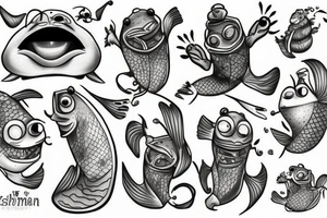 Fishman tattoo idea
