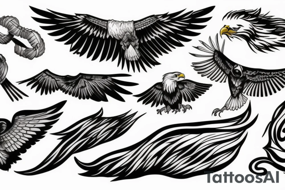 Eagle b tattoo idea