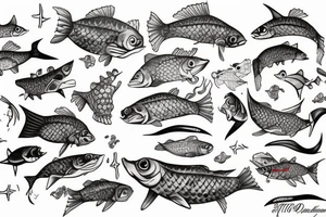 Fishman tattoo idea