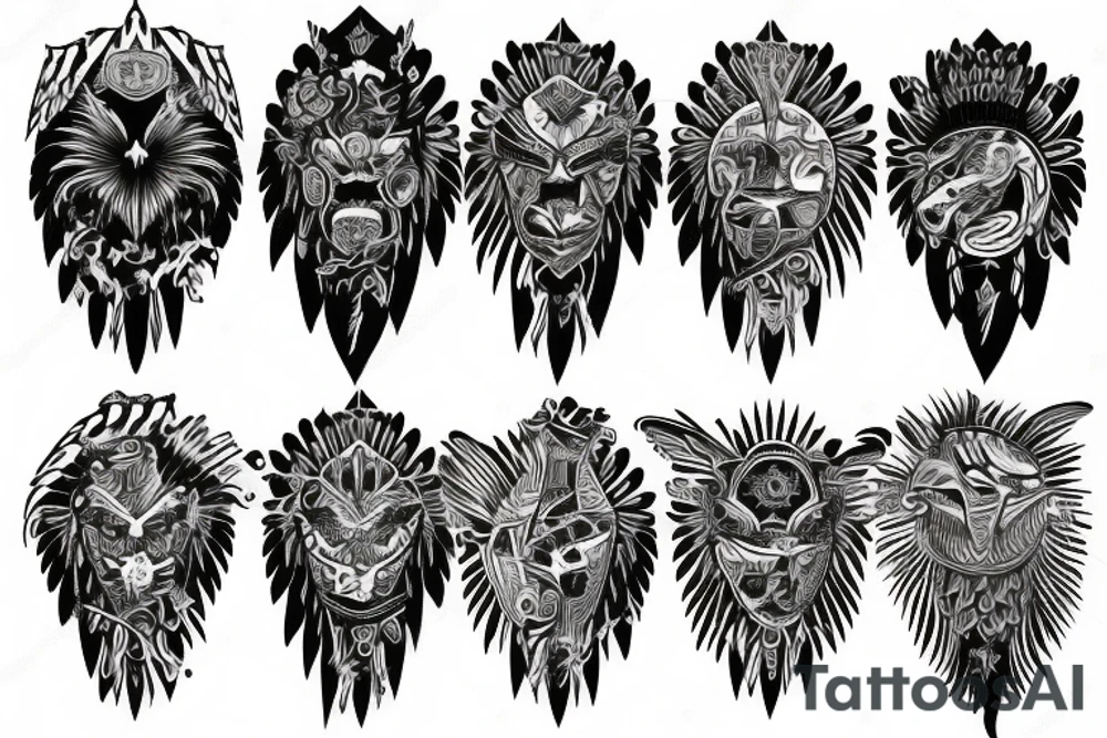 Eagle Art tattoo idea
