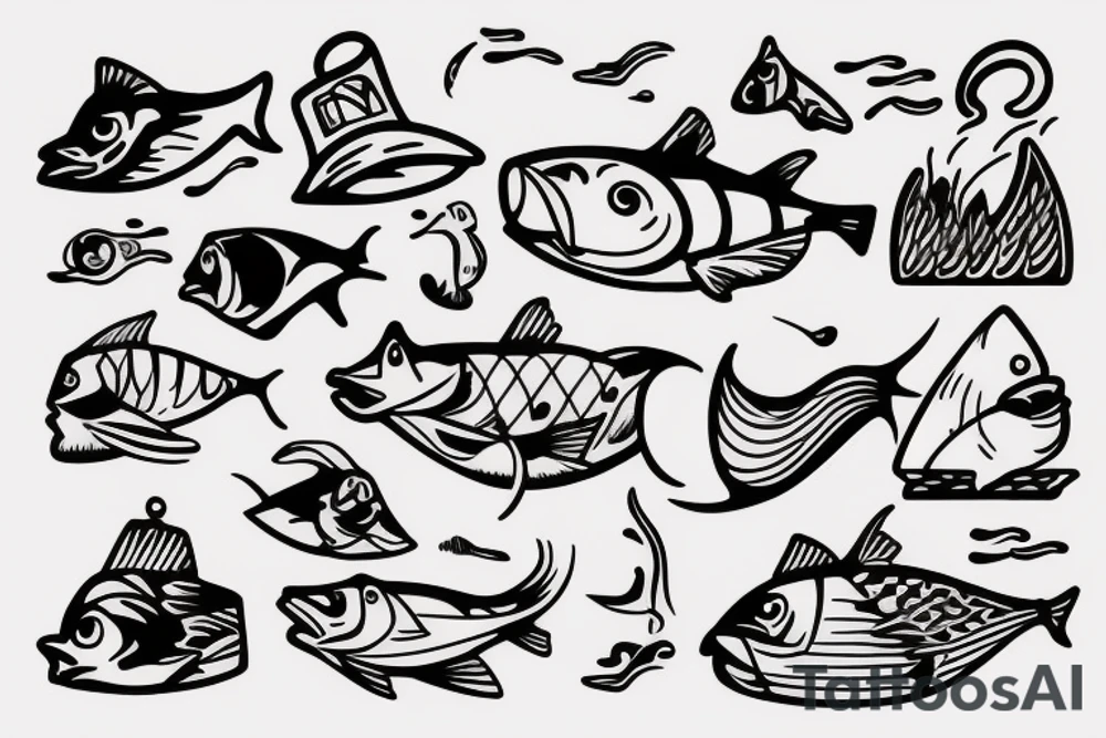 Fisherman tattoo idea