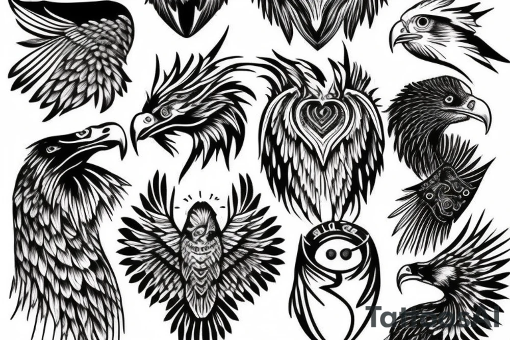 Eagle Art tattoo idea