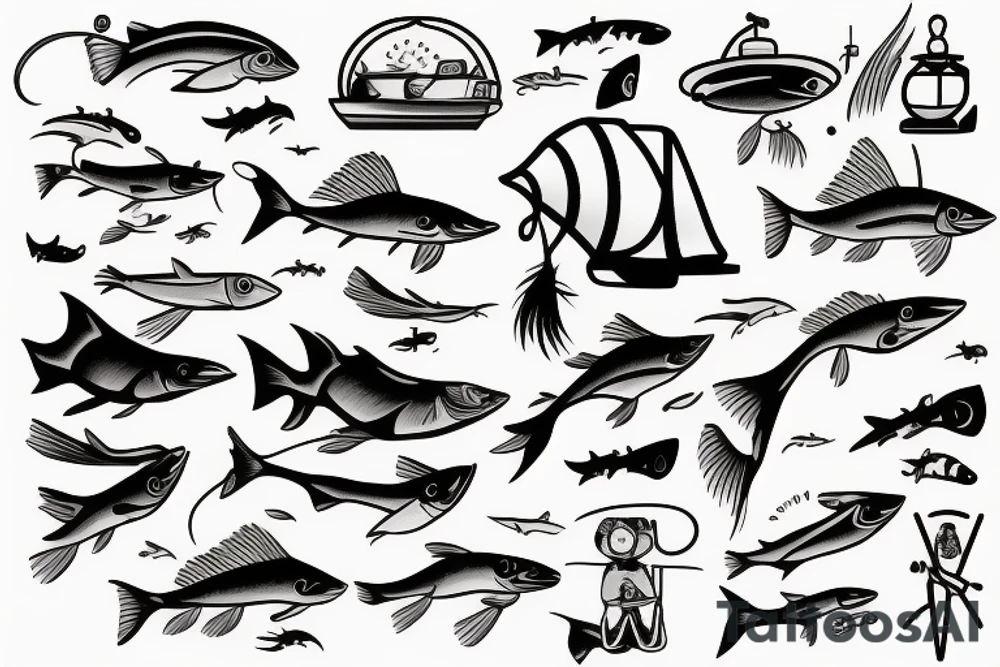 Fisherman tattoo idea
