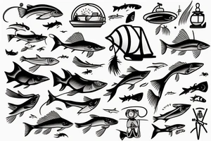 Fisherman tattoo idea