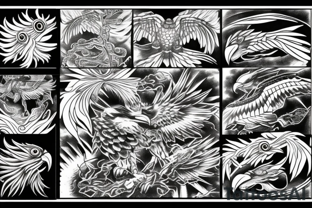 Eagle Art tattoo idea