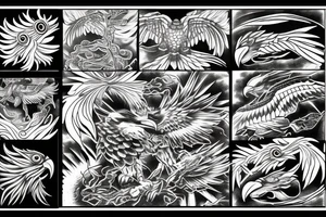 Eagle Art tattoo idea