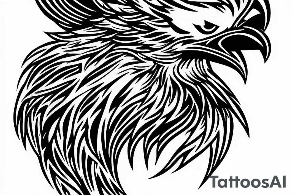 Eagle paint tattoo idea