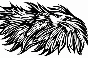 Eagle paint tattoo idea