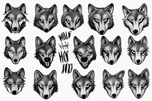 A Wolf tattoo idea