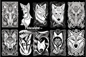 A Wolf tattoo idea