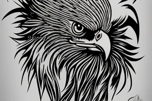 Eagle paint tattoo idea