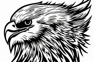 Eagle paint tattoo idea