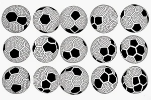 Soccer ball tattoo idea