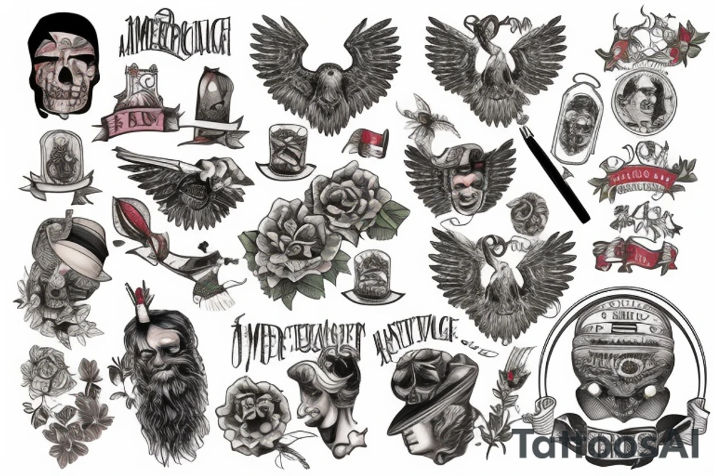American Scottish 
heritage tattoo idea