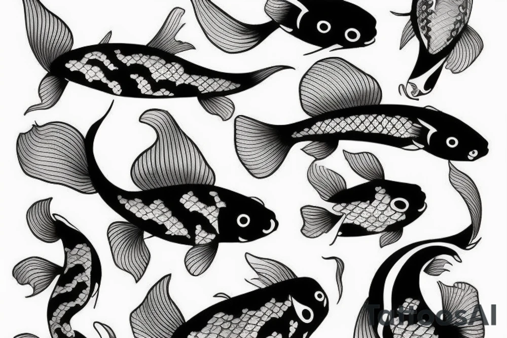 Koi fish tattoo idea