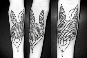 Koi fish and water tattoo idea