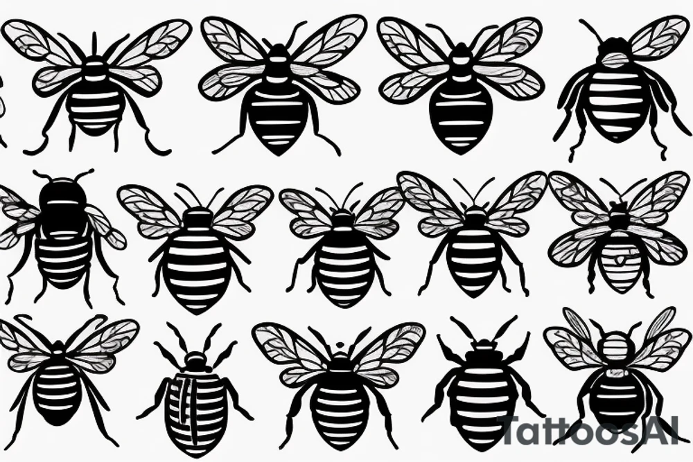 Mechanical Bee tattoo idea