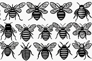 Mechanical Bee tattoo idea
