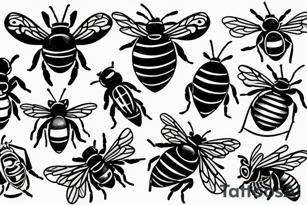 Mechanical Bee tattoo idea