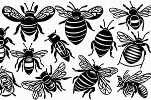 Mechanical Bee tattoo idea