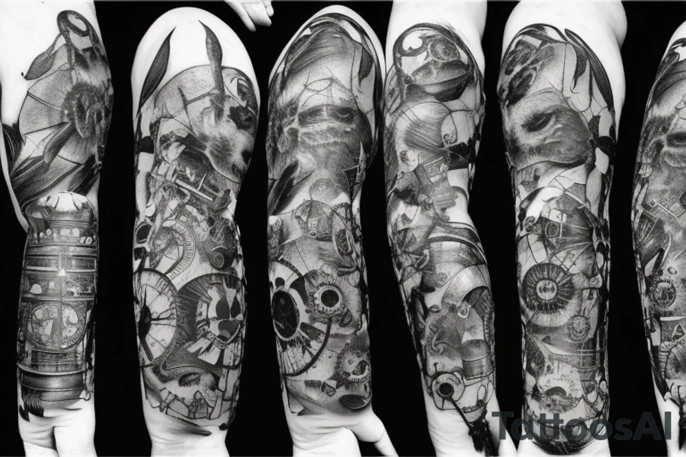 Clockwork Bumblebee tattoo idea