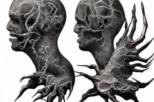 Beksinski Art tattoo idea