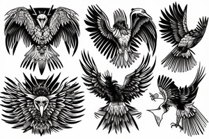 A eagle tattoo idea