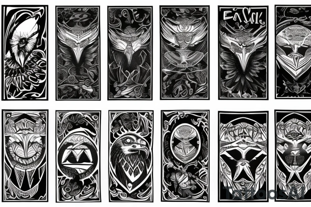 A eagle tattoo idea