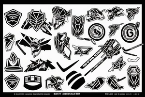 Ice Hockey player tattoo idea