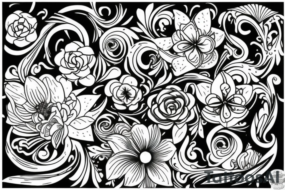 fleurs de Tahiti tattoo idea