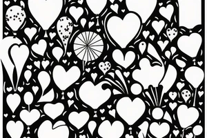 flowers, baloon, heart, in arm tattoo idea