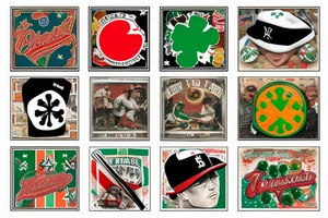 An Irish Flag, Baseball, New Jersey and Texas tattoo idea