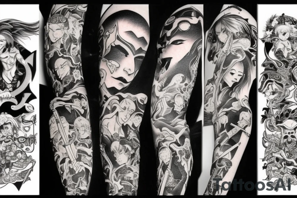 Demon slayer tattoo idea