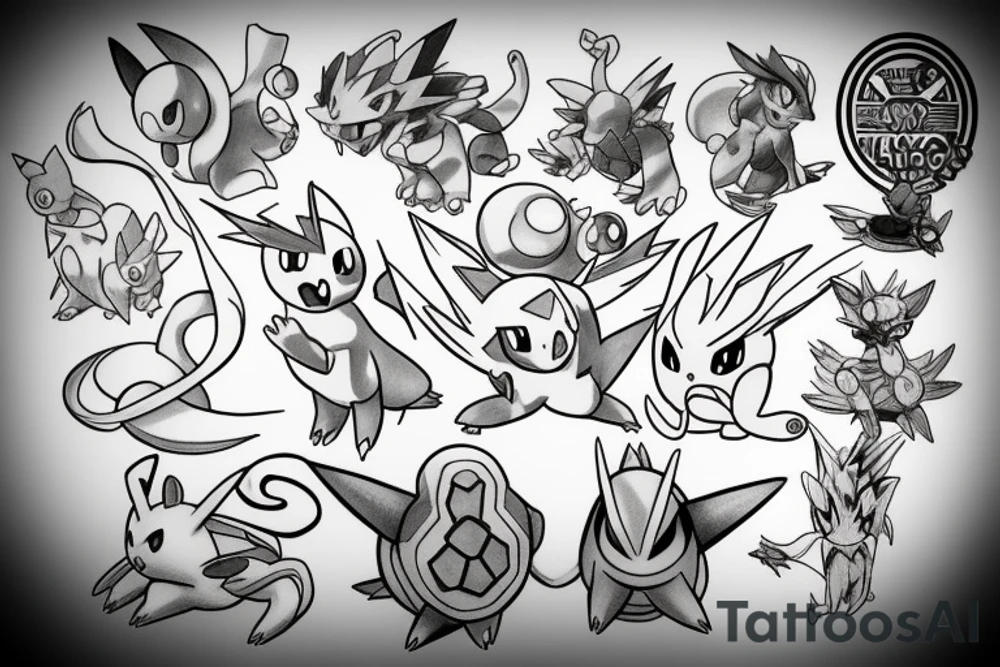 Pokemon tattoo idea