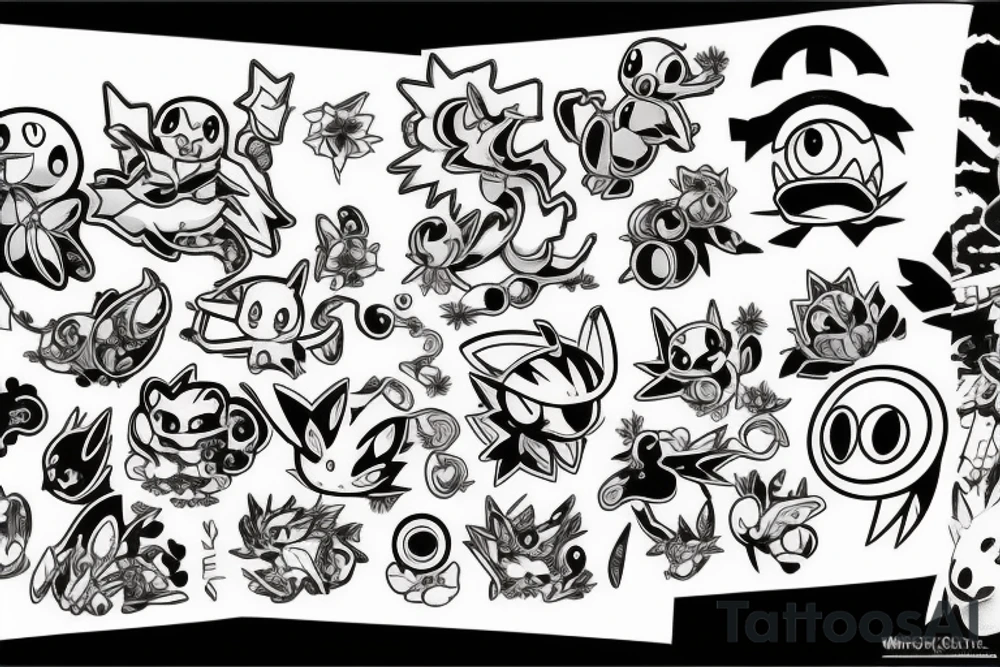 Pokemon tattoo idea