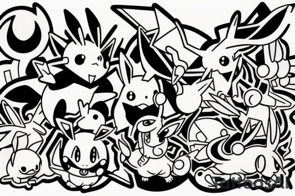 Pokemon tattoo idea