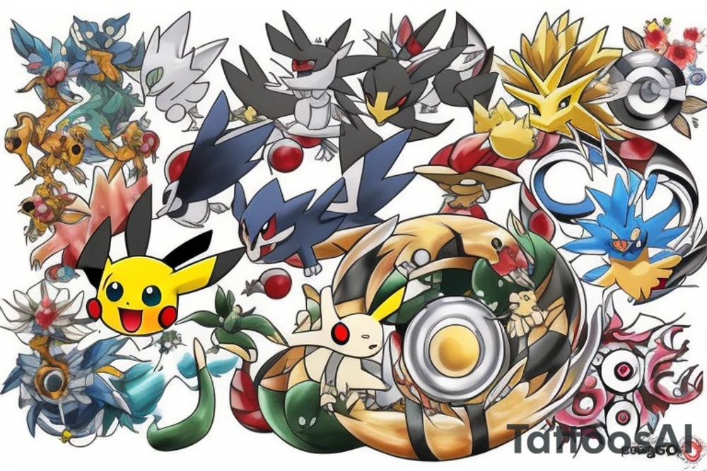 Pokemon tattoo idea