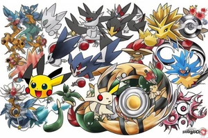 Pokemon tattoo idea