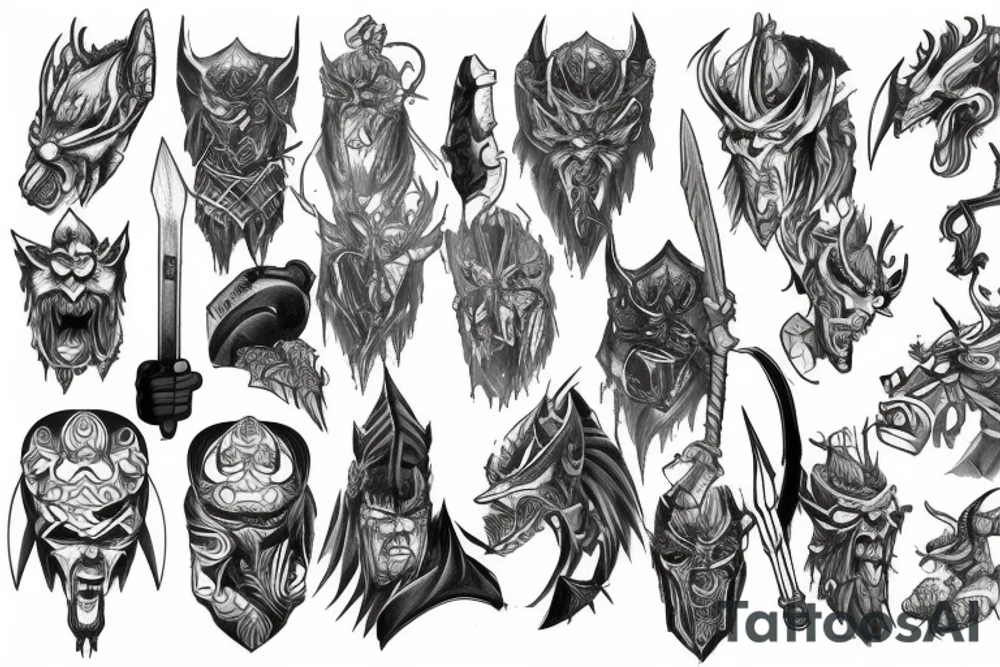 berserker tattoo idea
